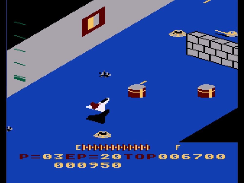 Gameplay of Zaxxon for Atari 8 Bit