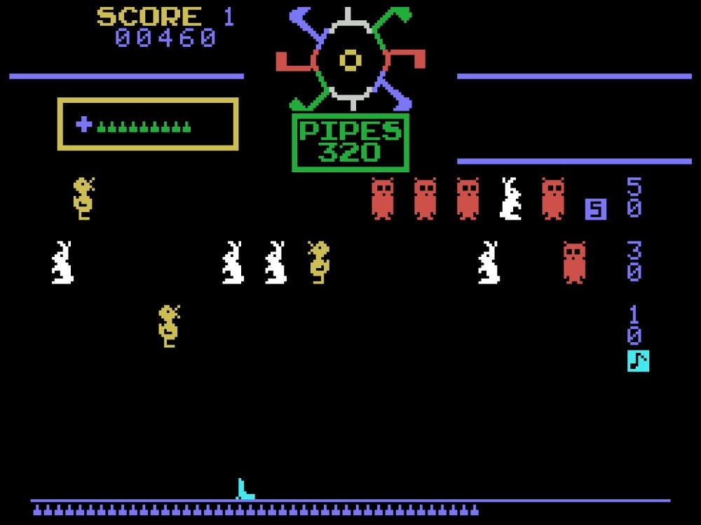 Gameplay of Carnival for Colecovision