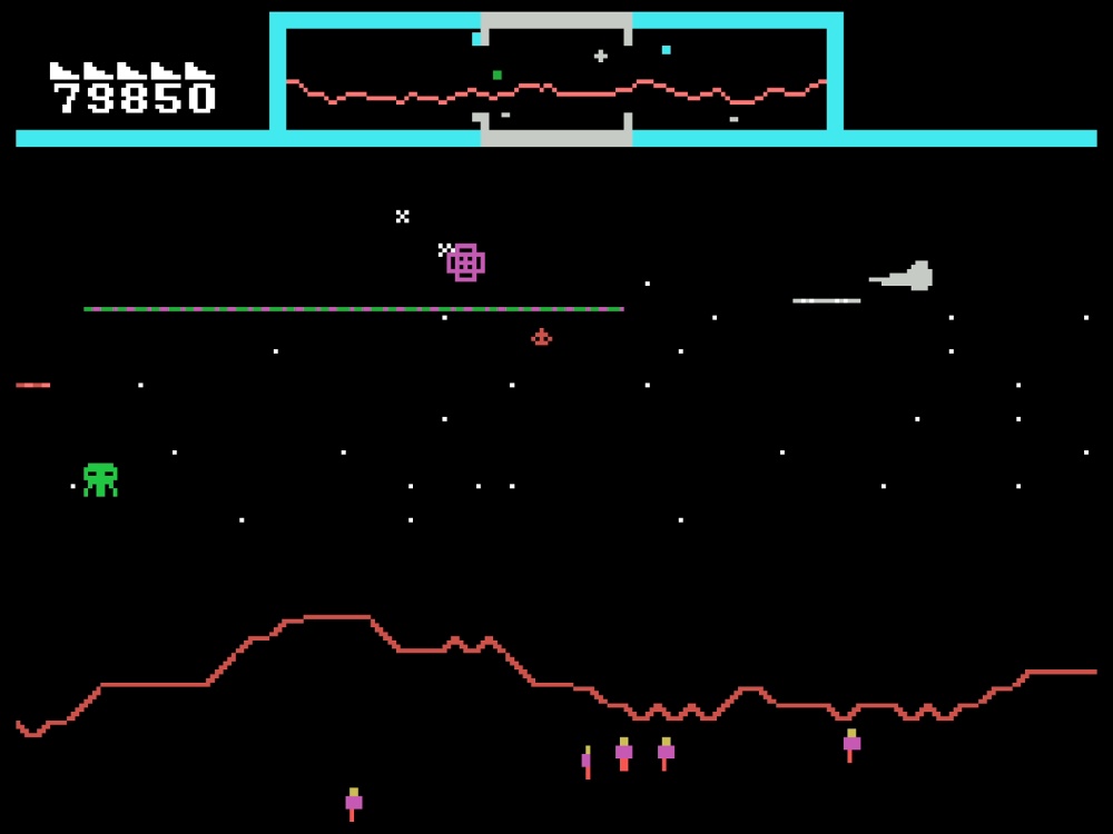 Gameplay of Defender for Colecovision