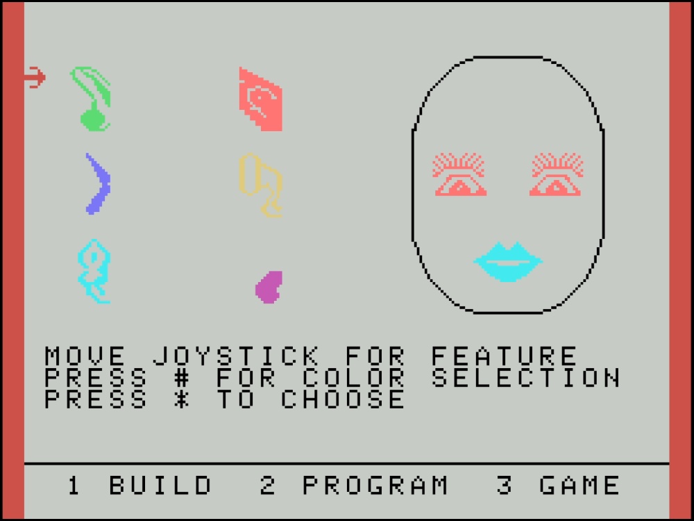 Gameplay of Facemaker for Colecovision