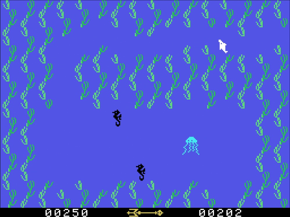 Gameplay of Fathom for Colecovision