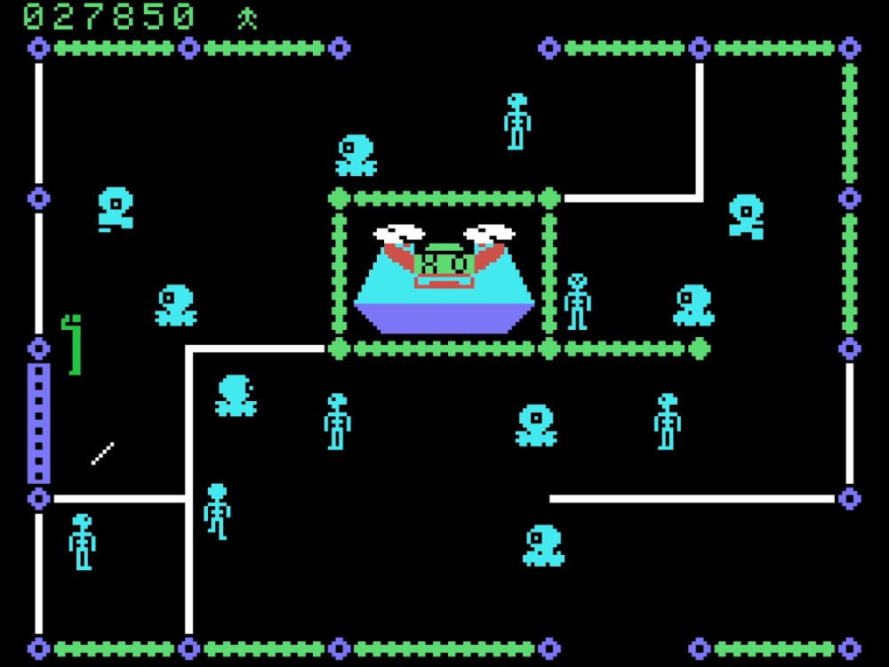 Gameplay of Frenzy for Colecovision