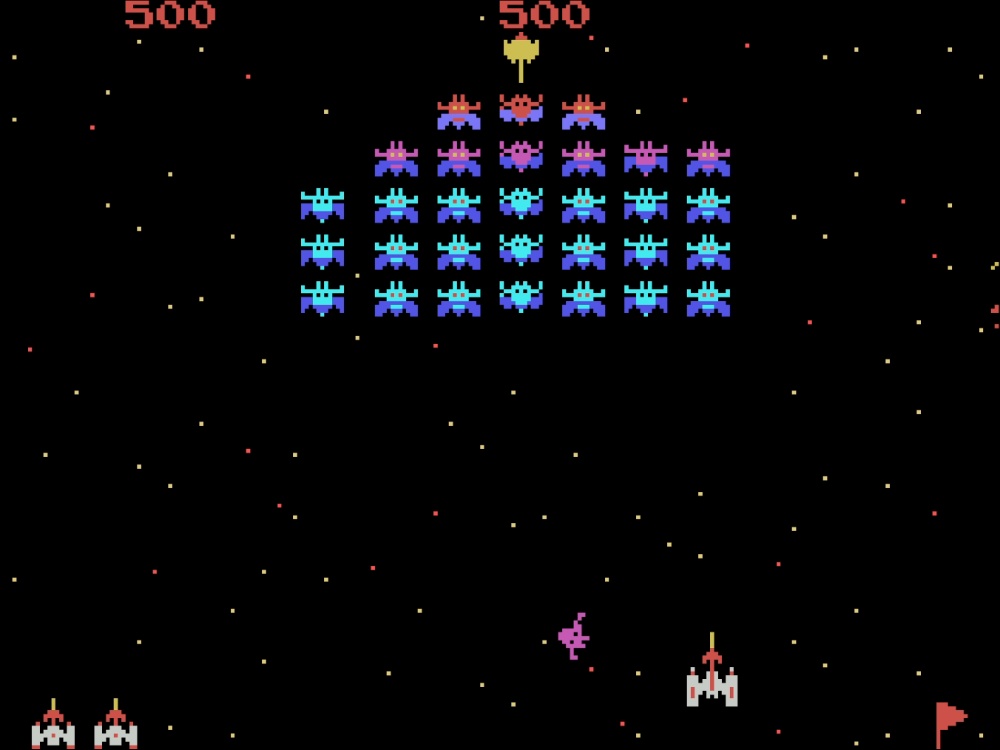 Gameplay of Galaxian for Colecovision