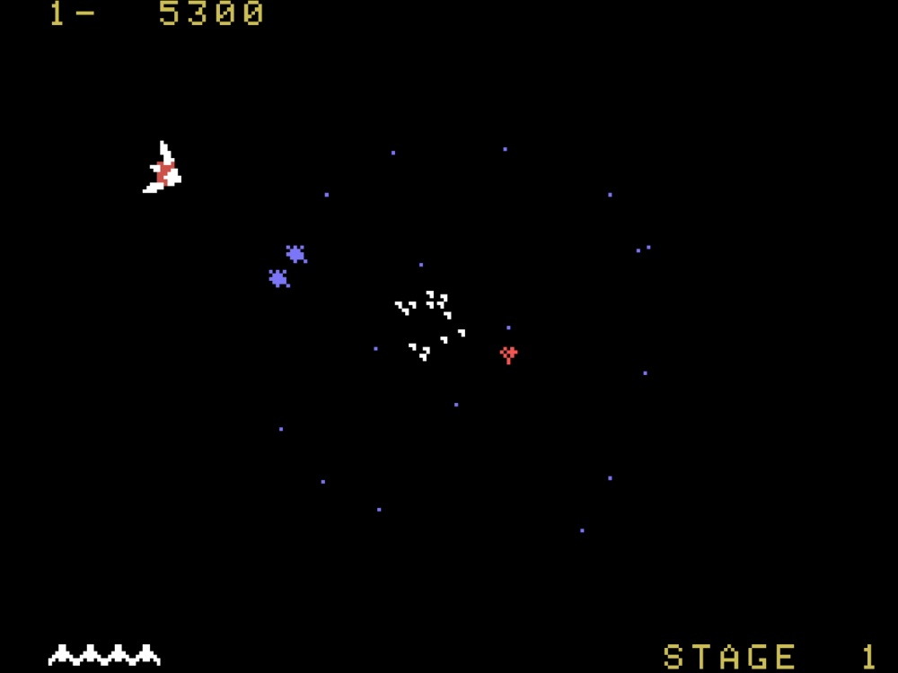 Gameplay of Gyruss for Colecovision
