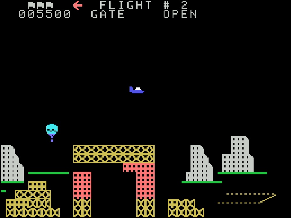Gameplay of Looping for Colecovision