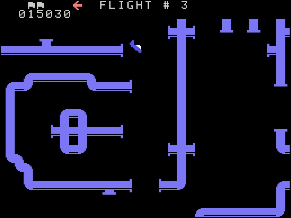 Gameplay of Looping for Colecovision