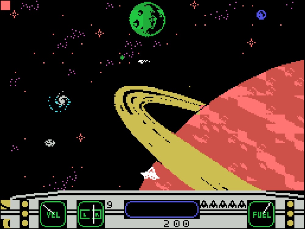 Gameplay of Moonsweeper for Colecovision