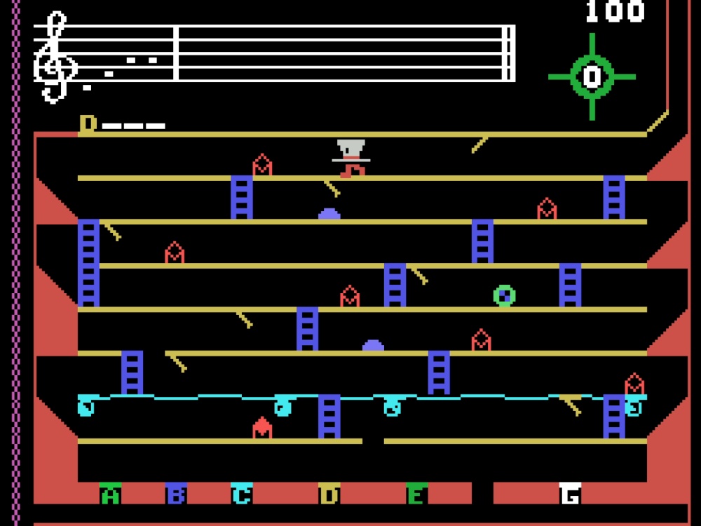 Gameplay of Rolloverture for Colecovision
