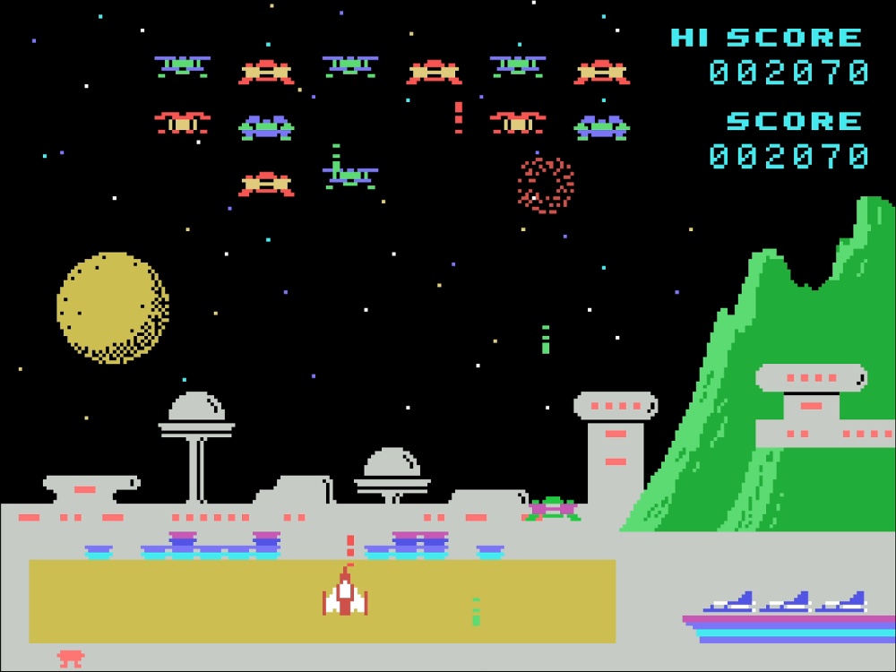 Gameplay of Spectron for Colecovision