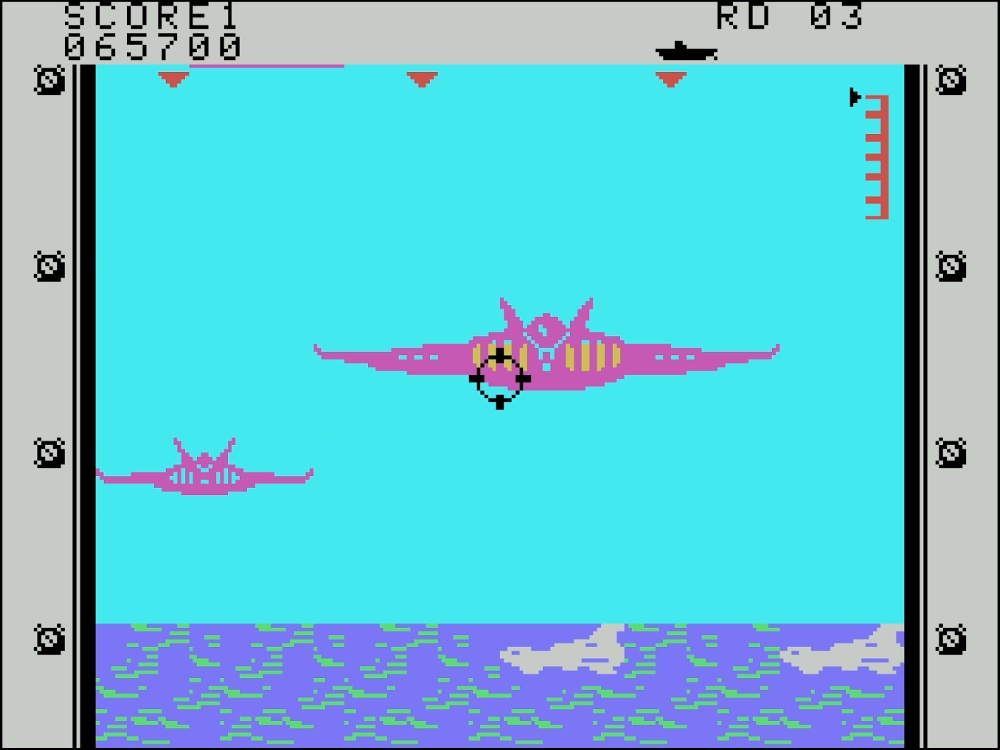 Gameplay of Subroc for Colecovision