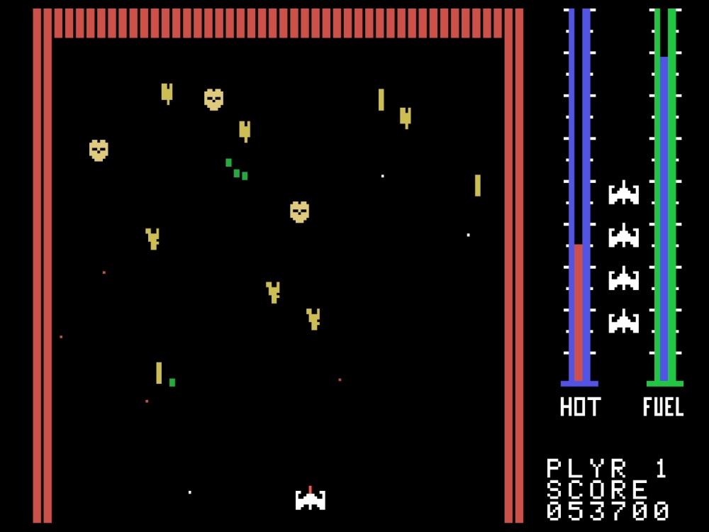 Gameplay of Threshold for Colecovision