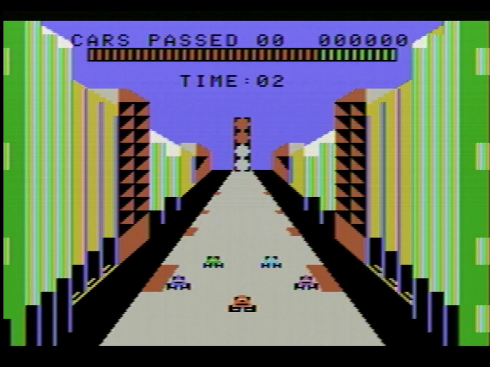 Gameplay of Turbo for Colecovision