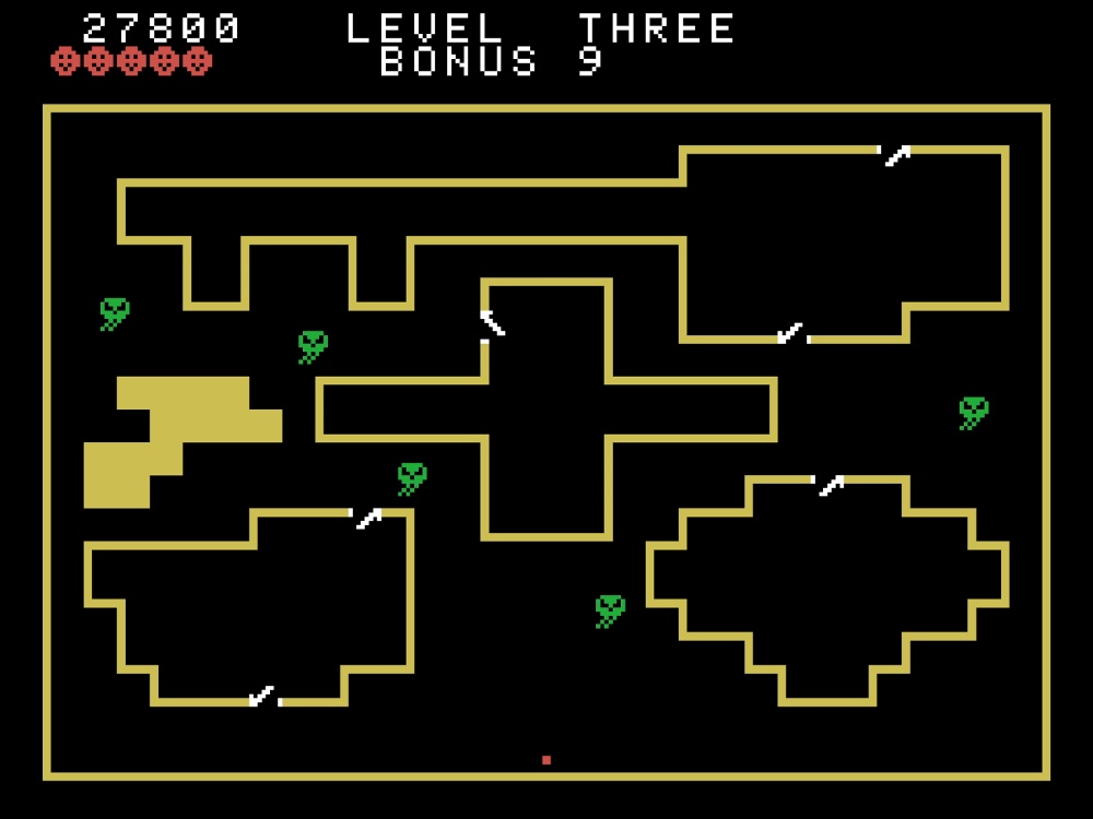 Gameplay of Venture for Colecovision