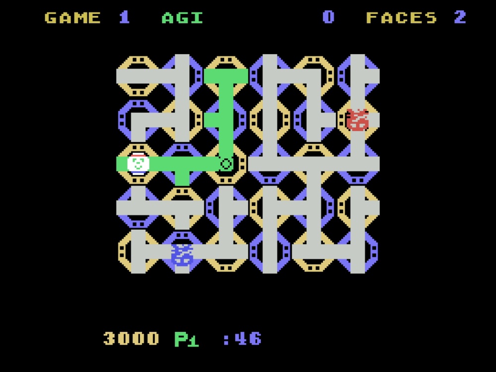 Gameplay of Zenji for Colecovision