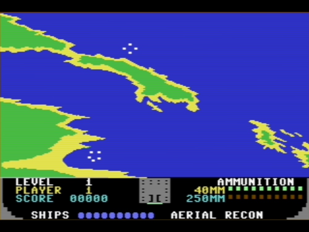 Gameplay of Beach-Head for Commodore 64