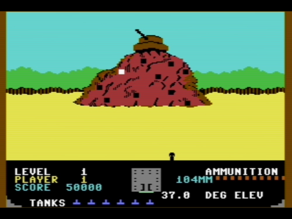 Gameplay of Beach-Head for Commodore 64