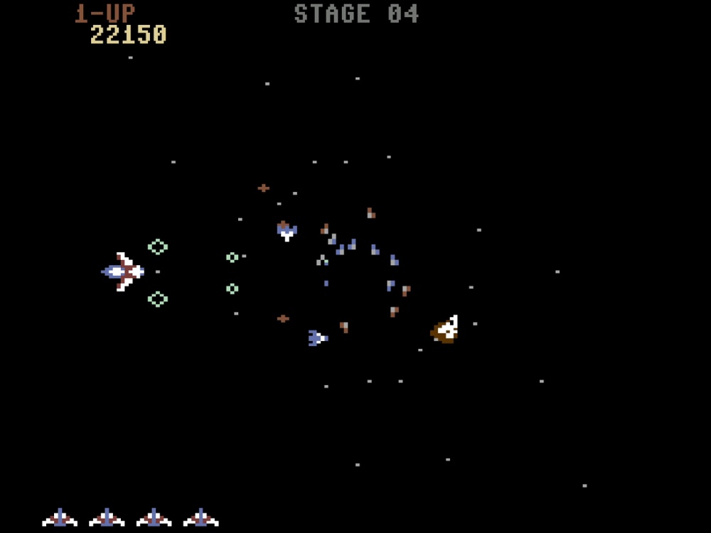 Gameplay of Gyruss for Commodore 64