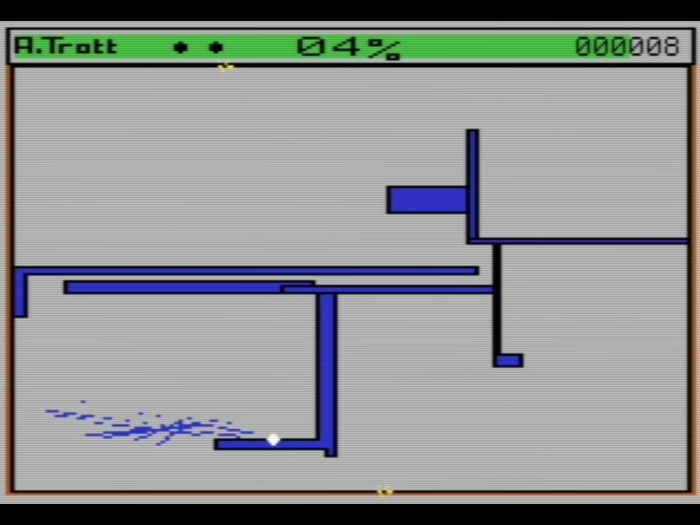 Gameplay of Stix for Commodore 64