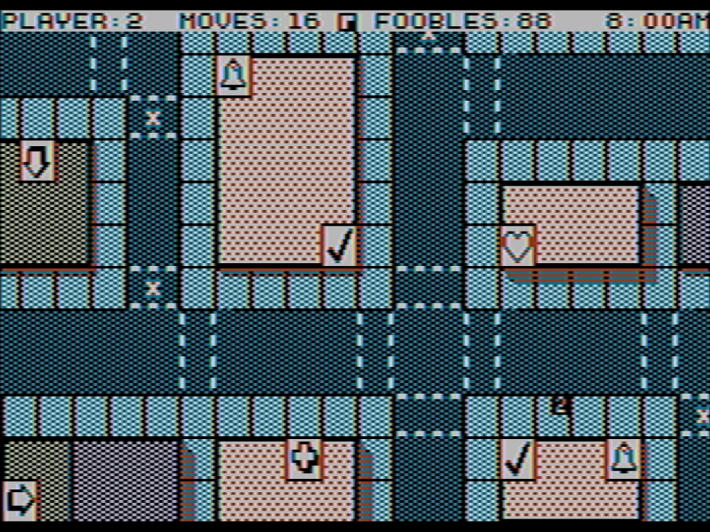 Gameplay of Fooblitzky for DOS