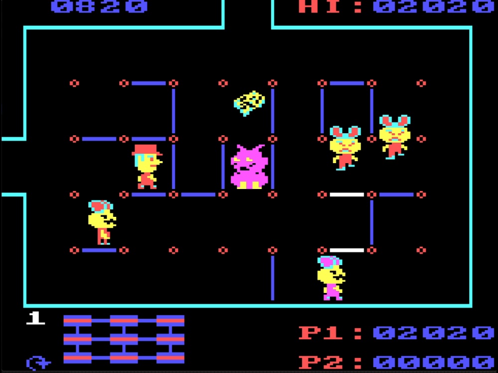 Gameplay of Mouser for DOS
