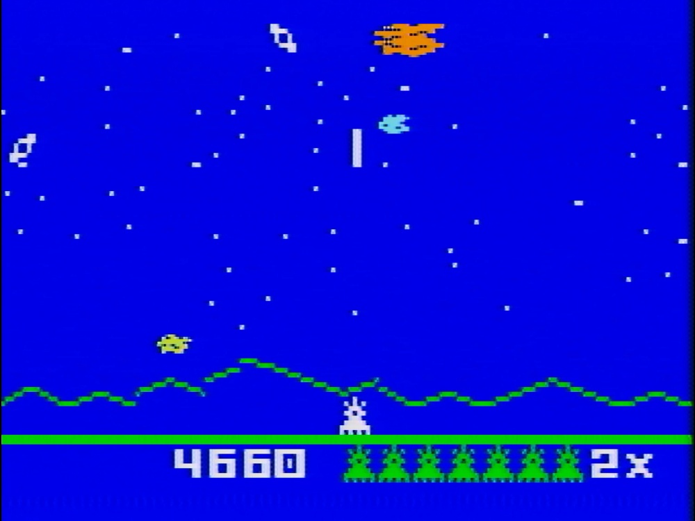 Gameplay of Astrosmash for Intellivision