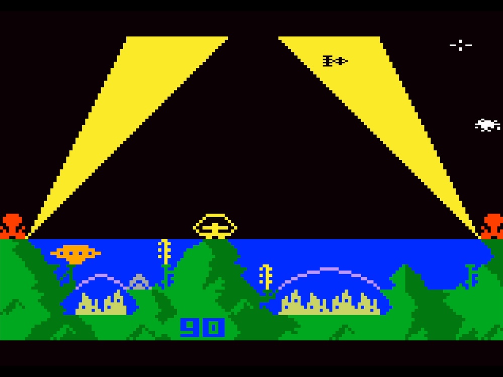 Gameplay of Atlantis for Intellivision