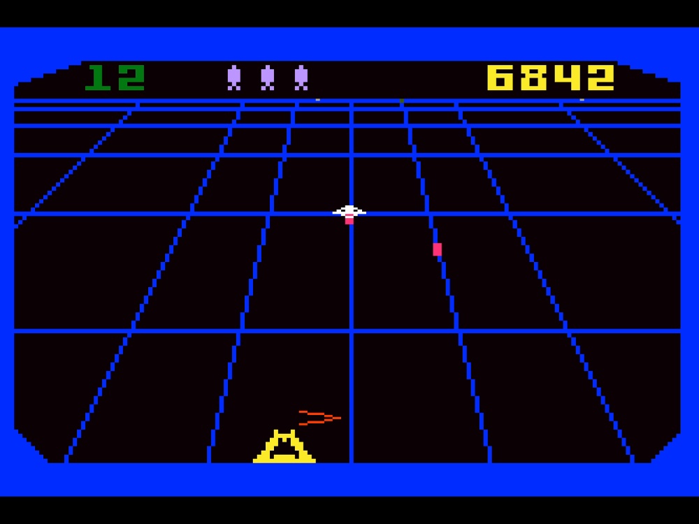 Gameplay of Beamrider for Intellivision