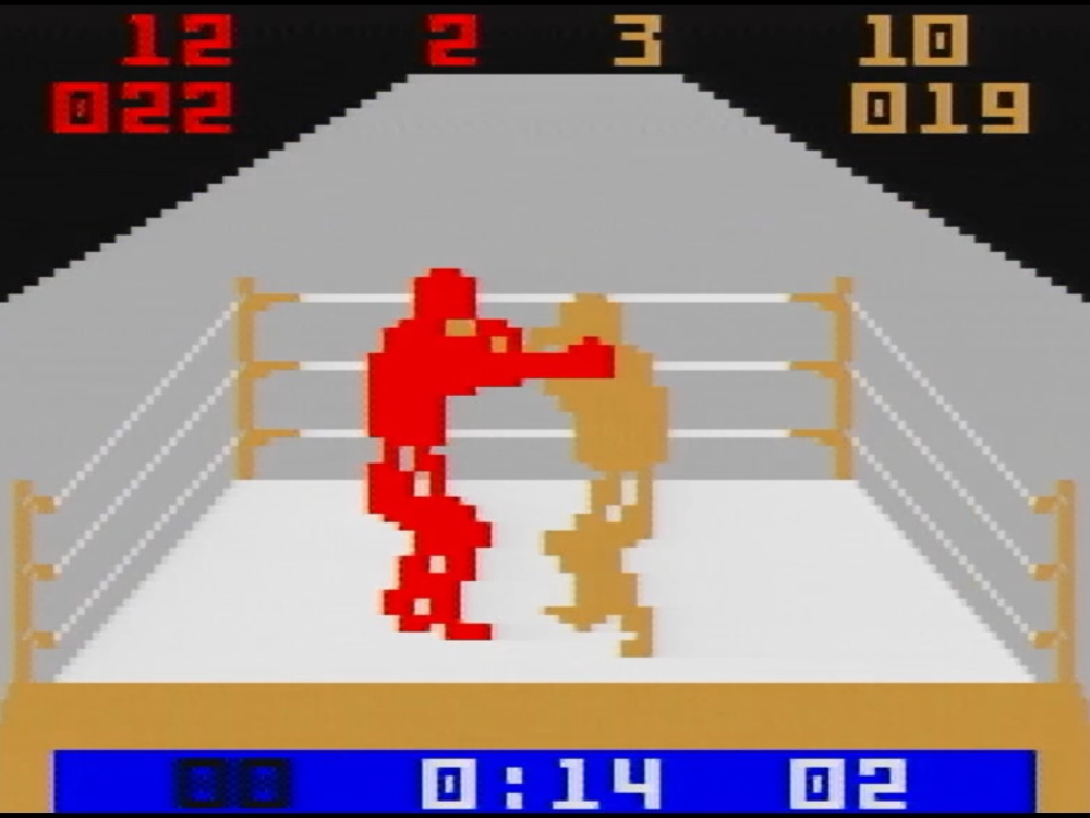 Gameplay of Boxing for Intellivision