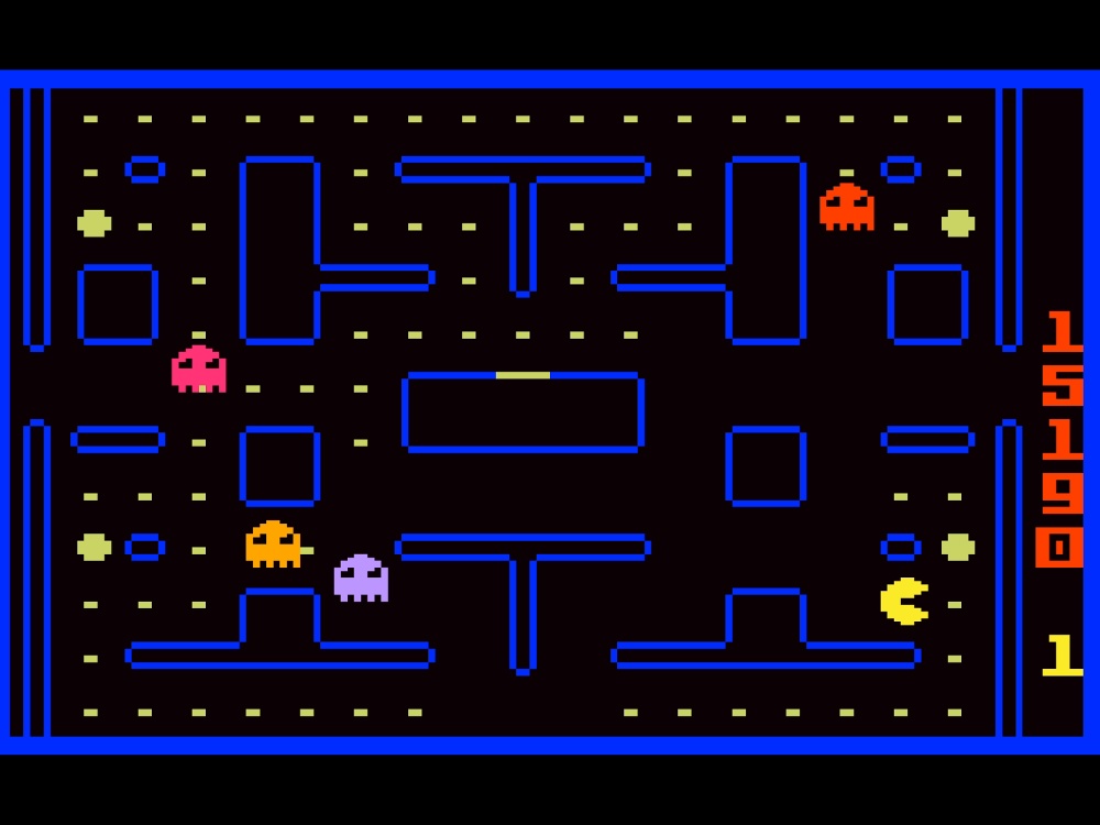 Gameplay of Pac-Man for Intellivision
