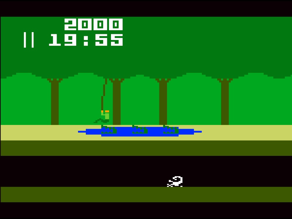 Gameplay of Pitfall for Intellivision