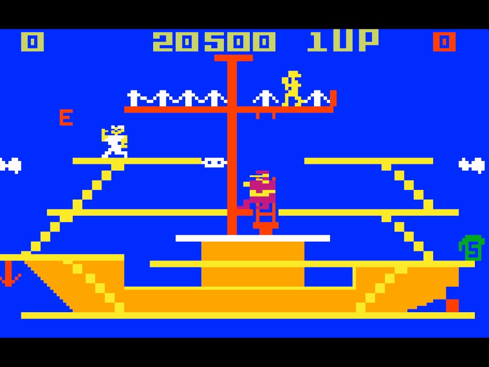 Gameplay of Popeye for Intellivision