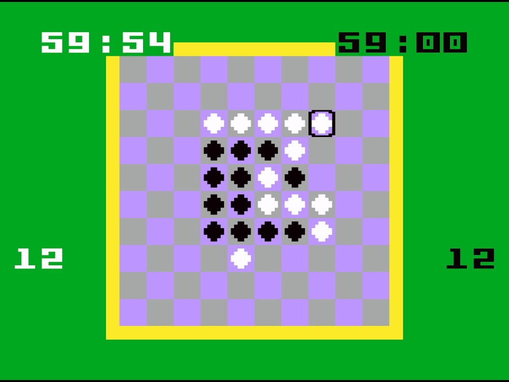 Gameplay of Reversi for Intellivision