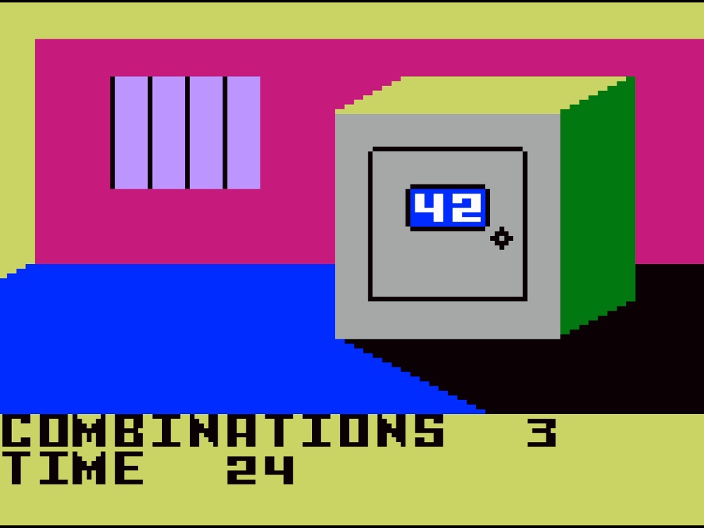 Gameplay of Safecracker for Intellivision