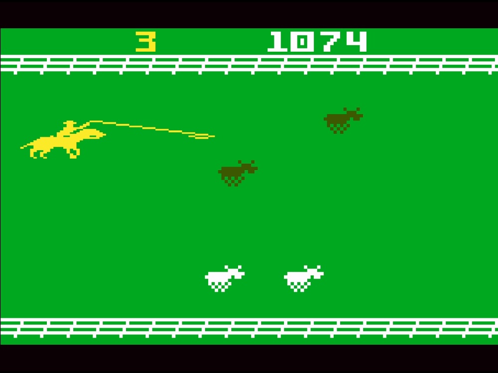 Gameplay of Stampede for Intellivision