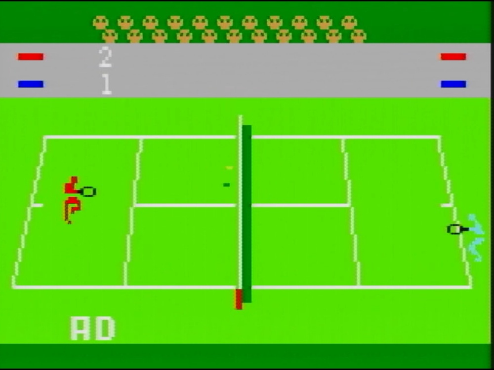 Gameplay of Tennis for Intellivision