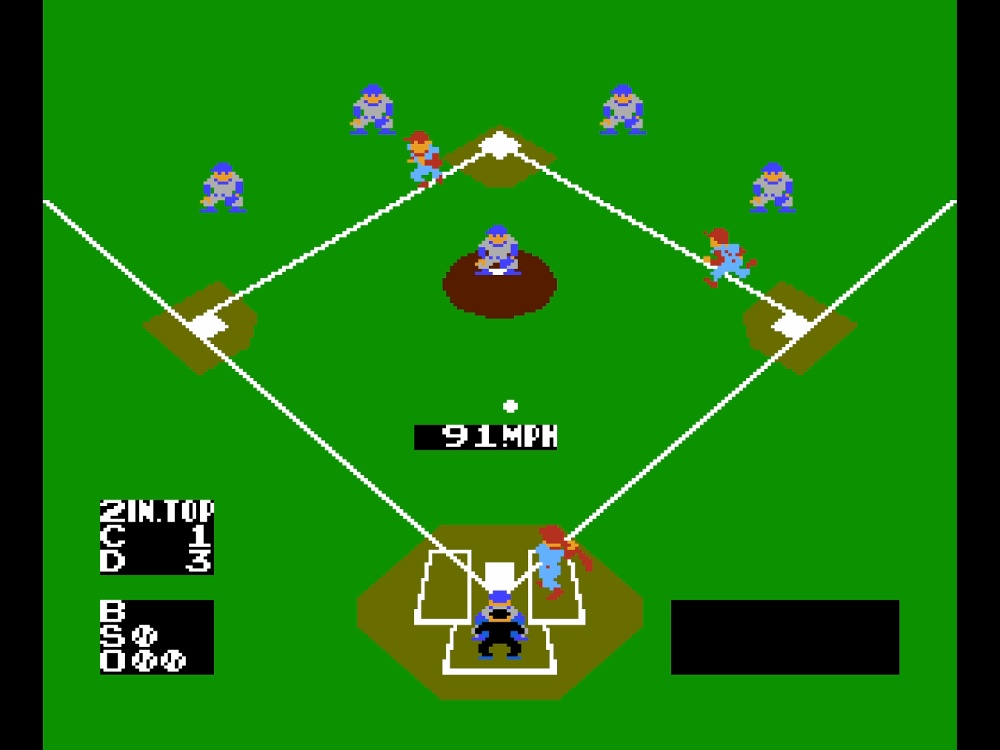 Gameplay of Baseball for NES