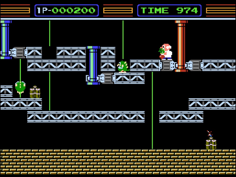 Gameplay of Gyromite for NES